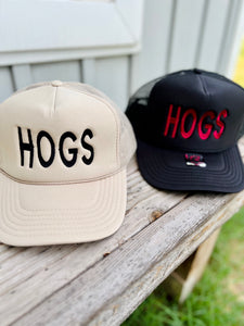 Hogs Stitched Trucker Hat (Multiple Colors)