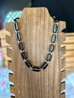 Acetate Chain Link Necklace (Multiple Colors)