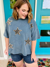Load image into Gallery viewer, Scarlet Acid Washed Top in Denim