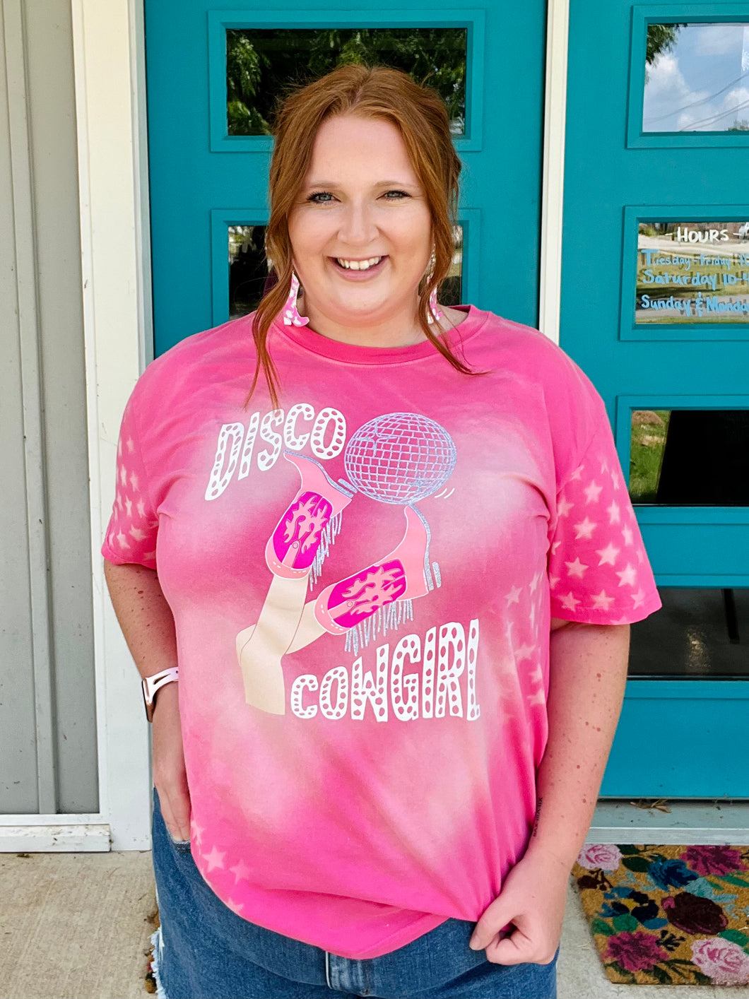 Disco Cowgirl Graphic Tee