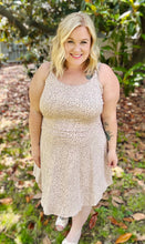 Load image into Gallery viewer, RESTOCK Nicole Peach Leopard Dress