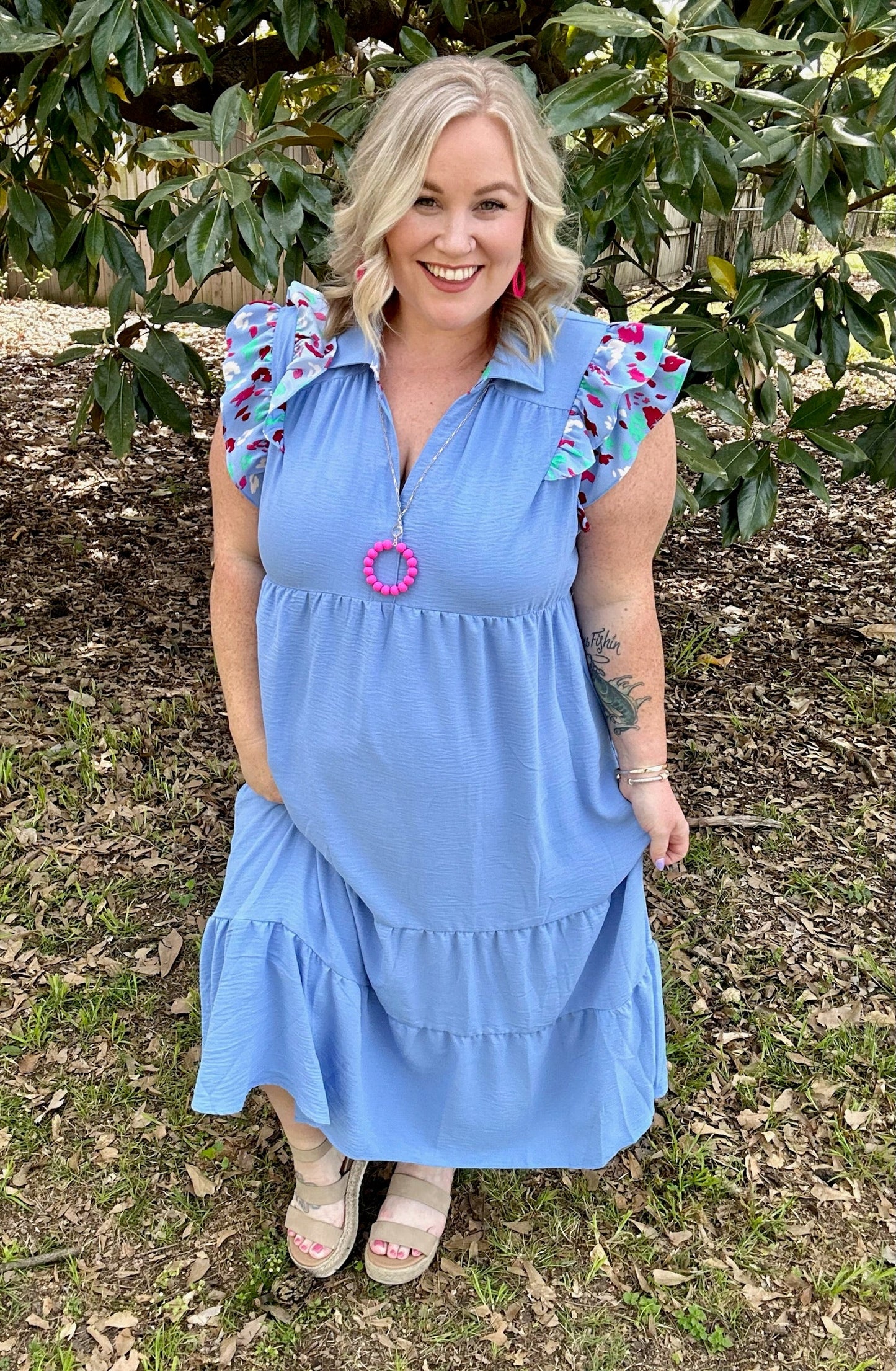 Deidra Denim Blue Maxi (Re-Stock!!)