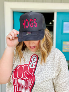 Hogs Stitched Trucker Hat (Multiple Colors)
