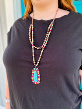 Load image into Gallery viewer, Rainbow Turquoise Necklace