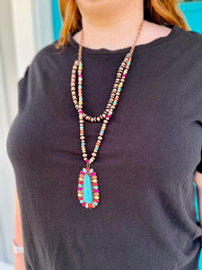 Rainbow Turquoise Necklace
