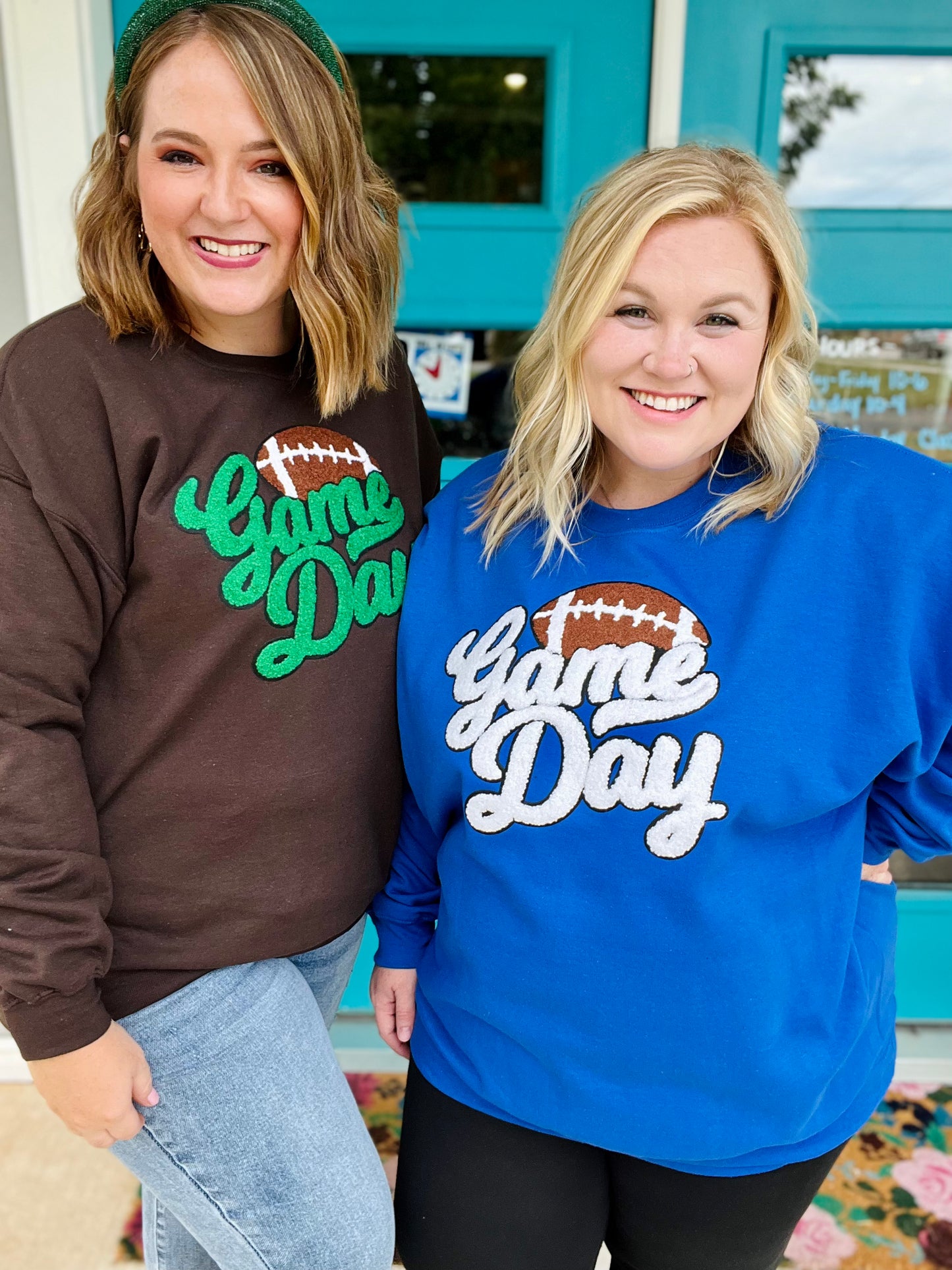 Game Day Chenille Patch Sweatshirt (Any Color!)