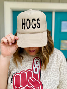 Hogs Stitched Trucker Hat (Multiple Colors)