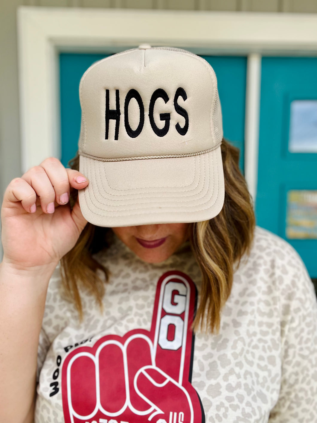 Hogs Stitched Trucker Hat (Multiple Colors)