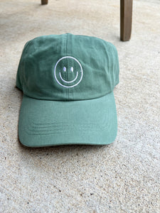 Embroidered Smiley Hat (Multiple Colors)