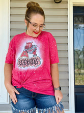 Load image into Gallery viewer, Razorback Glam Bleached Tee