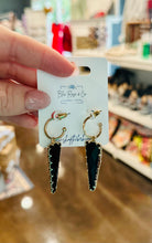 Load image into Gallery viewer, Triangle Drop Earrings (Multiple Colors)