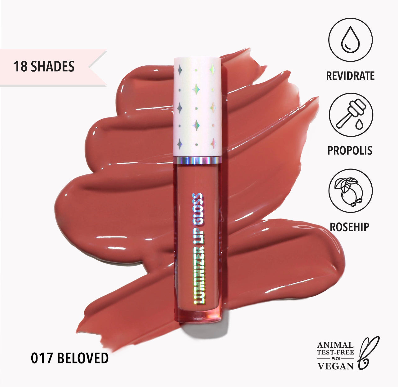 Luminizer Lipgloss (multiple colors)