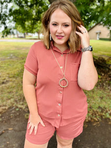 Josephine Button Down Set