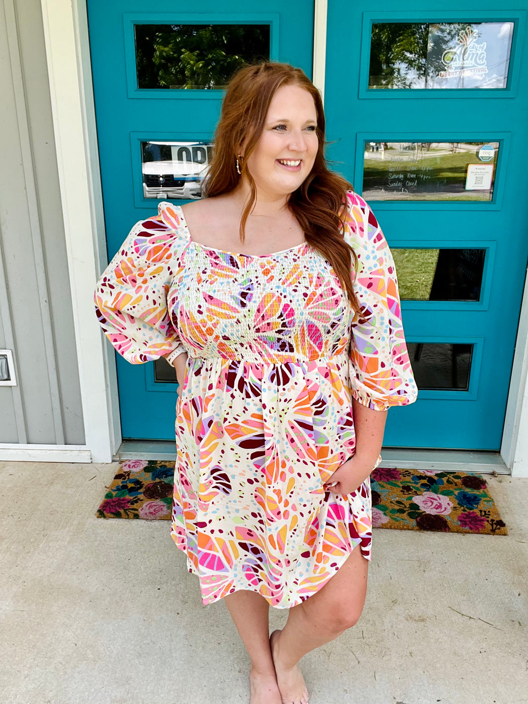 Macey Smocked Dress
