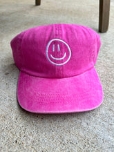 Load image into Gallery viewer, Embroidered Smiley Hat (Multiple Colors)