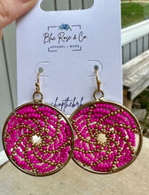 Load image into Gallery viewer, Spiral Seed Bead Earrings (Multiple Colors)