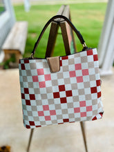 Load image into Gallery viewer, Taui Checkered Satchel