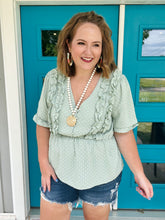 Load image into Gallery viewer, Braylee Dotted Blouse