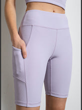 Load image into Gallery viewer, Nylon Ribbed Bikers with Pockets (Multiple Colors)