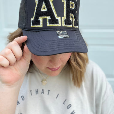 Black Patch AR Trucker Hat