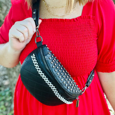 Wendi Studded Sling Bag