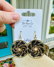Load image into Gallery viewer, Spiral Seed Bead Earrings (Multiple Colors)