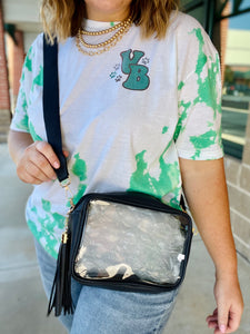 Clear Crossbody in Navy