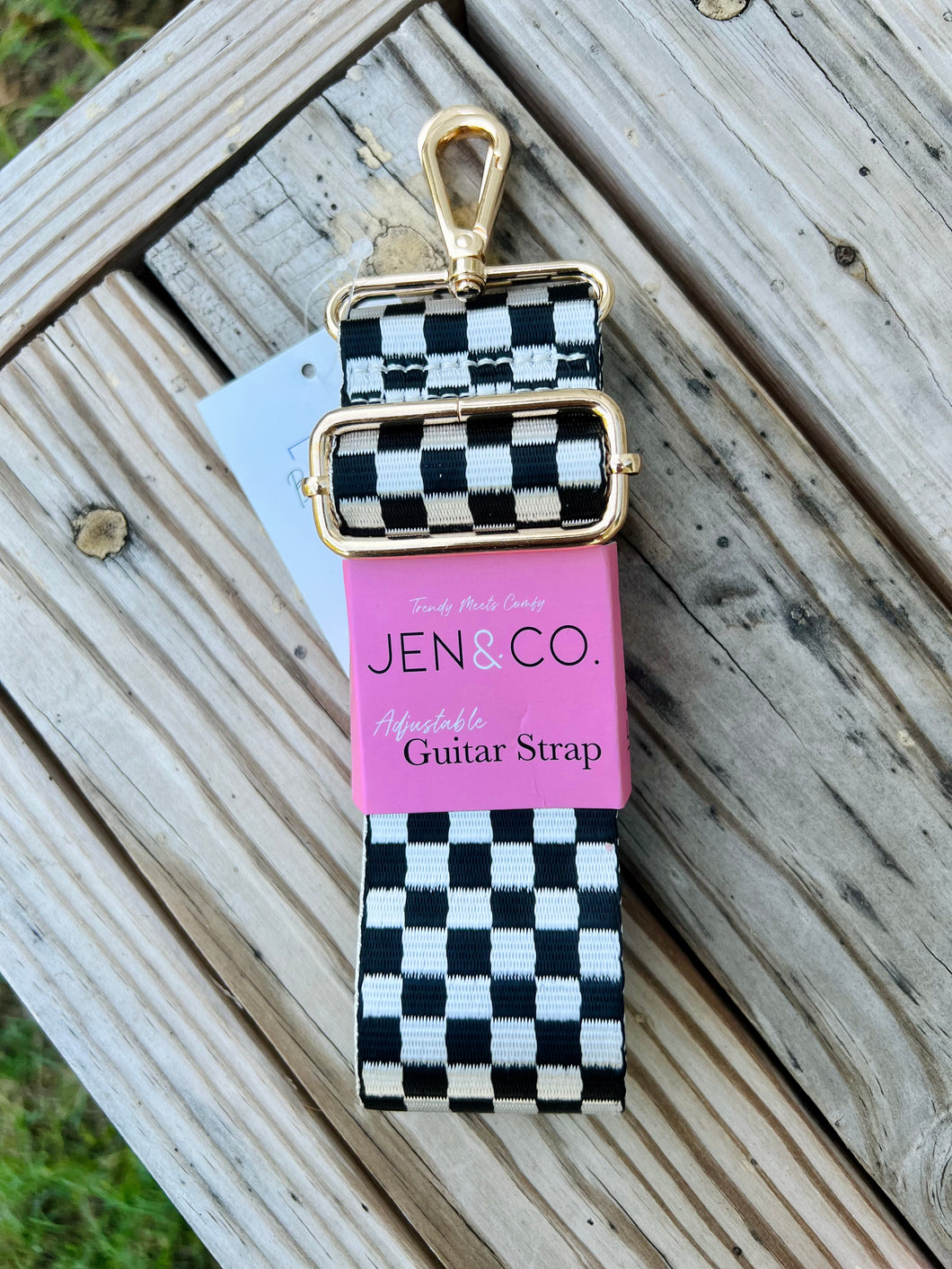 Checkered Guitar Straps (Multiple Colors)