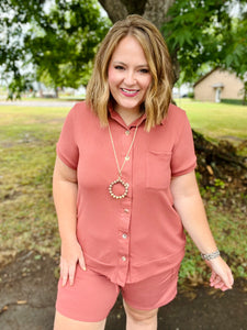 Josephine Button Down Set