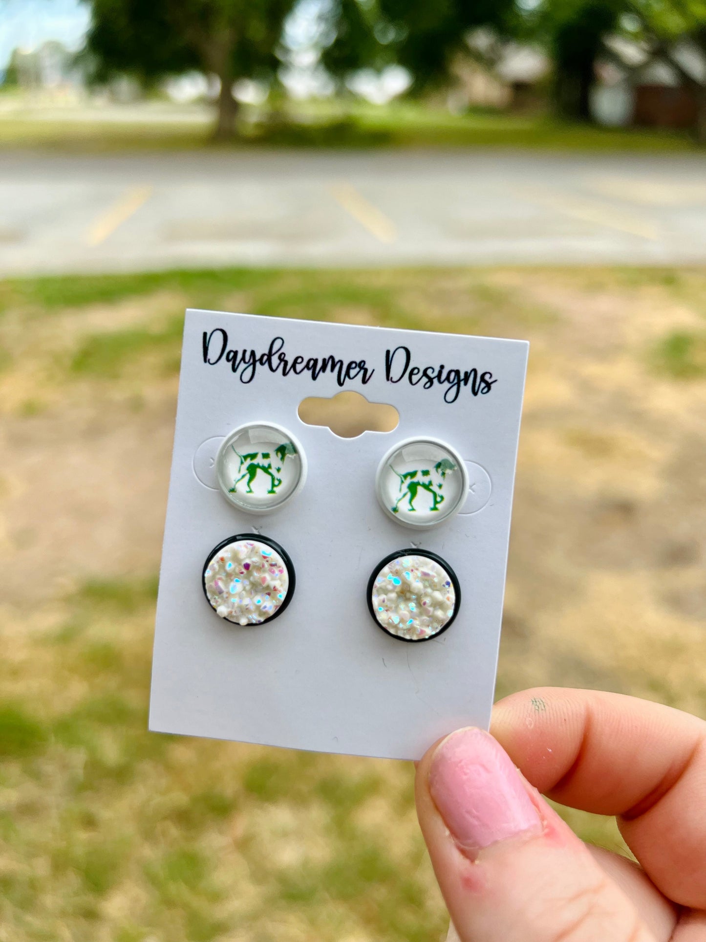 Team Spirit Stud Earrings