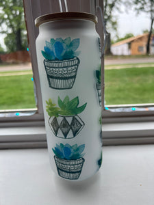 25 oz Frosted Succulent Libby Cup