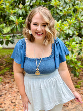 Load image into Gallery viewer, Denim Ombre Top
