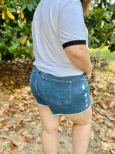 Load image into Gallery viewer, Judy Blue Star Denim Shorts