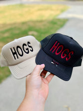 Load image into Gallery viewer, Hogs Stitched Trucker Hat (Multiple Colors)