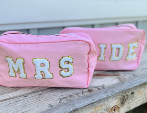 Chenille Patch Travel Pouches (Multiple Style)