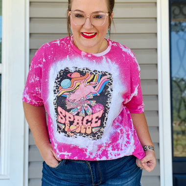 Space Rodeo Neon Bleached Tee