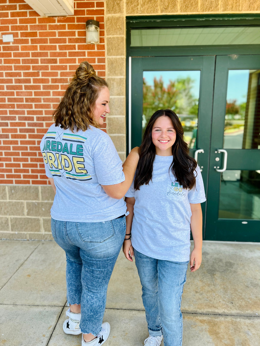 Let's Go Pocket Tee (Front/Back, Customizable)