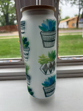 Load image into Gallery viewer, 25 oz Frosted Succulent Libby Cup