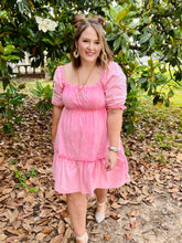 Load image into Gallery viewer, Carli Pink Corduroy Dress