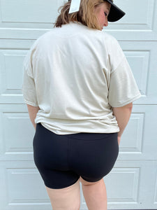 Nylon Ribbed Bikers (Multiple Colors)