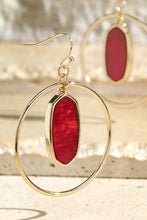Load image into Gallery viewer, Luminous Wire Earrings in Red