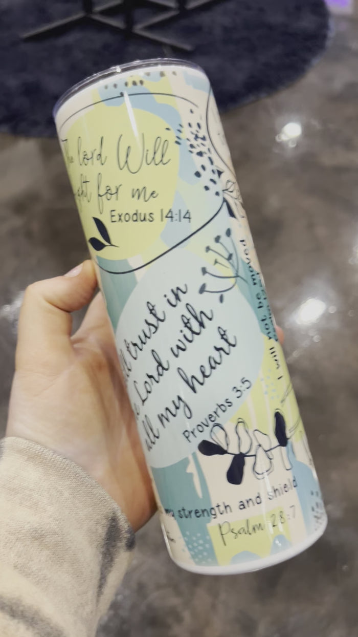 Bibe Verse Affirmations Sage 20 oz Tumbler