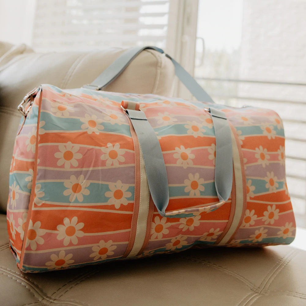 Daisy Stripes Weekender Bag