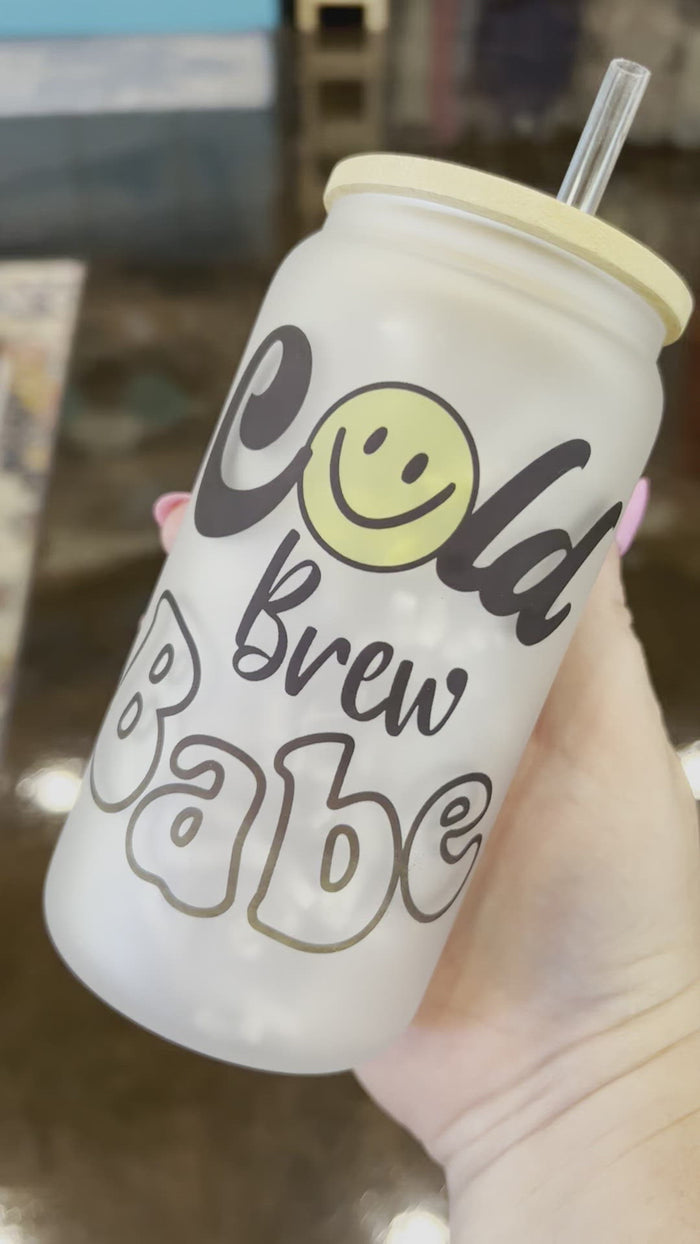 Cold Brew Babe Frosted Libby Cup