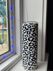 Black Leopard 20 oz Tumbler