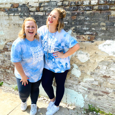 Blue Rose Babe Graphic Tee