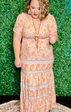 Load image into Gallery viewer, Pennie Peach Maxi Dress