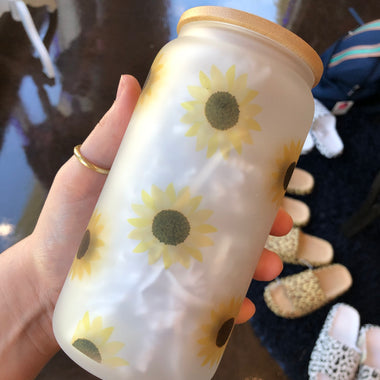 Sunflower Frosted Libby Cup