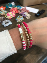 Load image into Gallery viewer, Rubber Beaded Bracelets (Multiple Colors)
