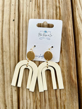 Load image into Gallery viewer, Wooden Double Arch Earrings